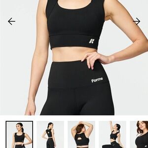 Forme Black Sports Bra